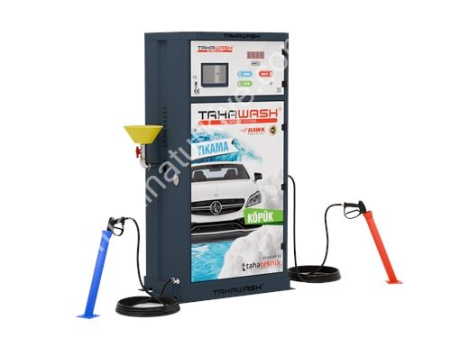 200 Bar 15 Litre/Dk Jetonlu Oto Yıkama Köpük Makinası