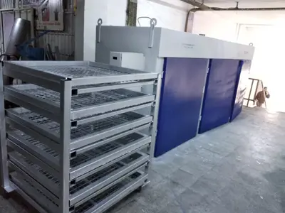 80x80 cm Rubber Baking and Drying Oven
