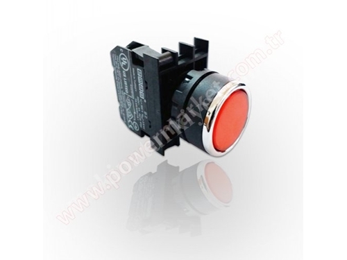 ELM0033 Alçı Sıva Makinası Kırmızı Stop Butonu 