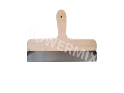 40 Cm Eğri Saplı Spatula  - 0