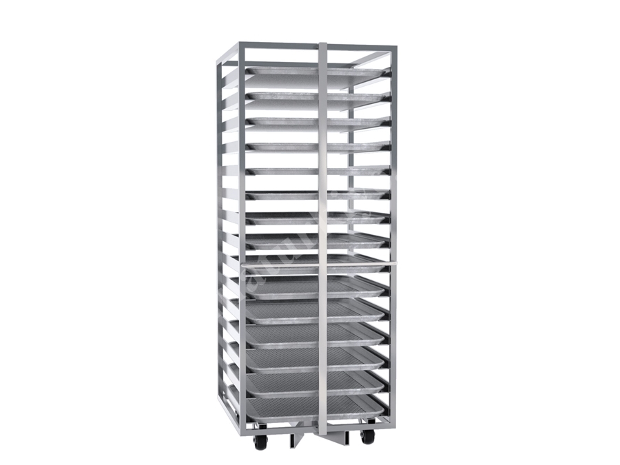 Charriot de transport de 16-17 plateaux