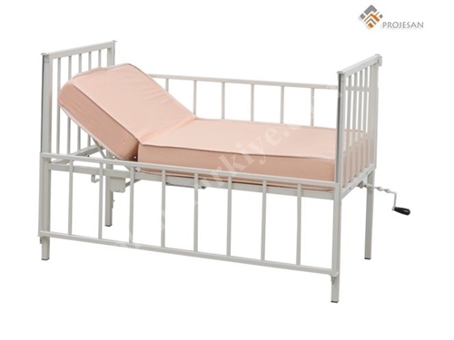 Sırt Kısmı Hareketli Pediyatrik Yatak - Ps-Pb05