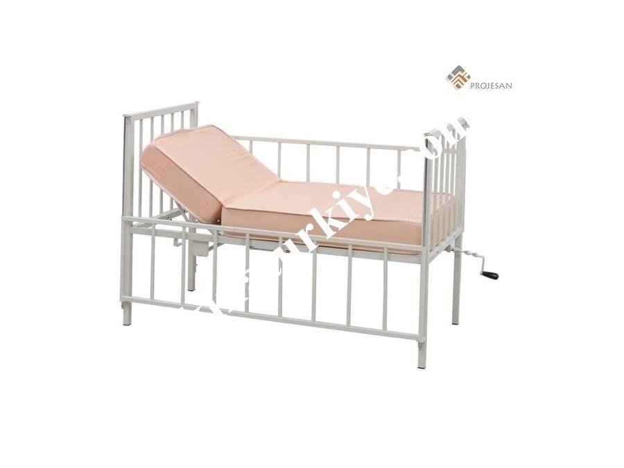 Sırt Kısmı Hareketli Pediyatrik Yatak - Ps-Pb05