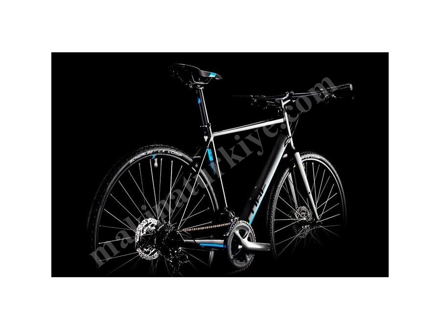 Şehir Fitness Bisikleti (Siyah, Mavi) 50 Cm - Cube SL ROAD 50
