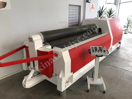 3 Toplu Silindir Sac Bükme Kıvırma Makinesi