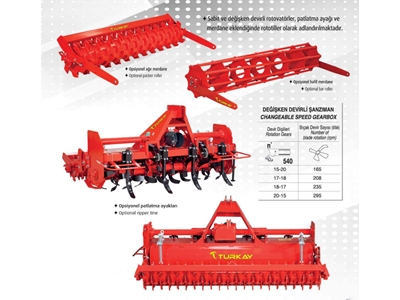 48 Blade 2100 mm Fixed Rototiller - 2