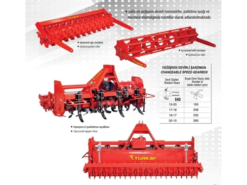 36 Blade 1514 Mm Variable Speed Gearbox Rototiller