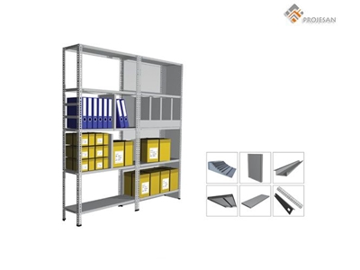 Tekli Çelik Raf Sistemi - Ps-Shlf01 - 0