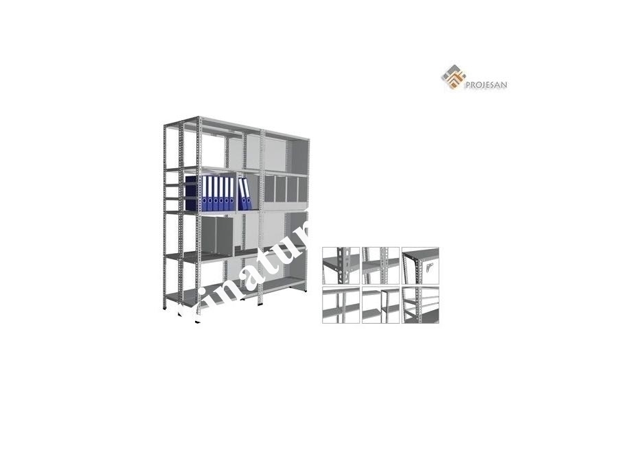 İkili Çelik Raf Sistemi - Ps-Shlf02