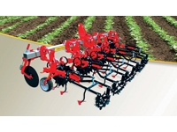 7 Row Spring Tine Cultivator - 1