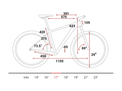 Hardtail Dağ Bisikleti (Mavi, Turuncu) 17 İnç - Cube Attention Sl - 5