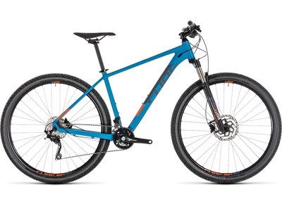 Hardtail Dağ Bisikleti (Mavi, Turuncu) 17 İnç - Cube Attention Sl - 0