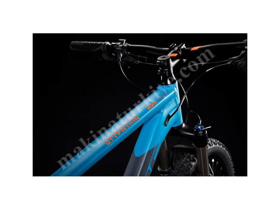 Hardtail Dağ Bisikleti (Mavi, Turuncu) 21 İnç - Cube Attention Sl