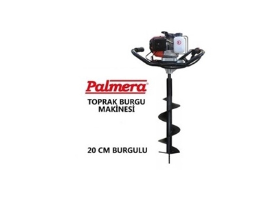 Benzinli Toprak Burgu Makinası 20 Cm - Palmera Zlag520b