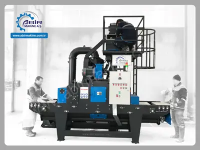 Mermer Kumlama Makineleri / Marble Shot Blasting Machine 