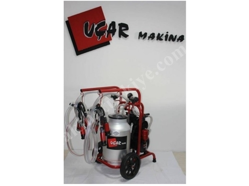 Tek Güğüm Çift Sağım Süt Sağma Makinesi Krom - Uçarmak