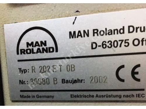 Man Roland R 202 E 2-Farben-Offset-Druckmaschine
