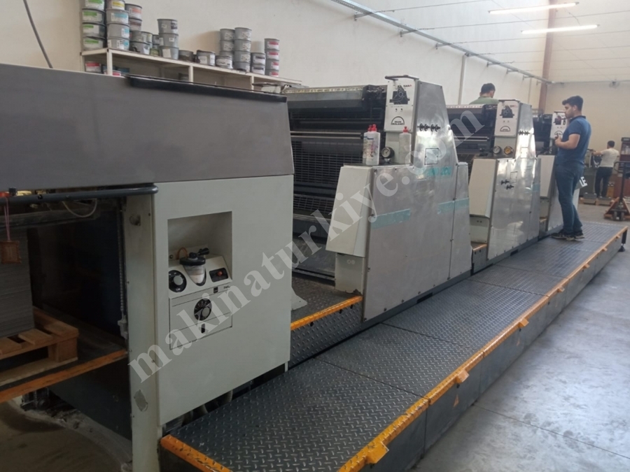 Roland R 205 H OB 5 Renk Roland 205 Ofset Baskı Makinesi