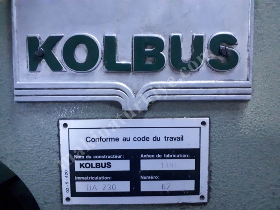Kolbus DA 230 Kapak Taslama Makinesi