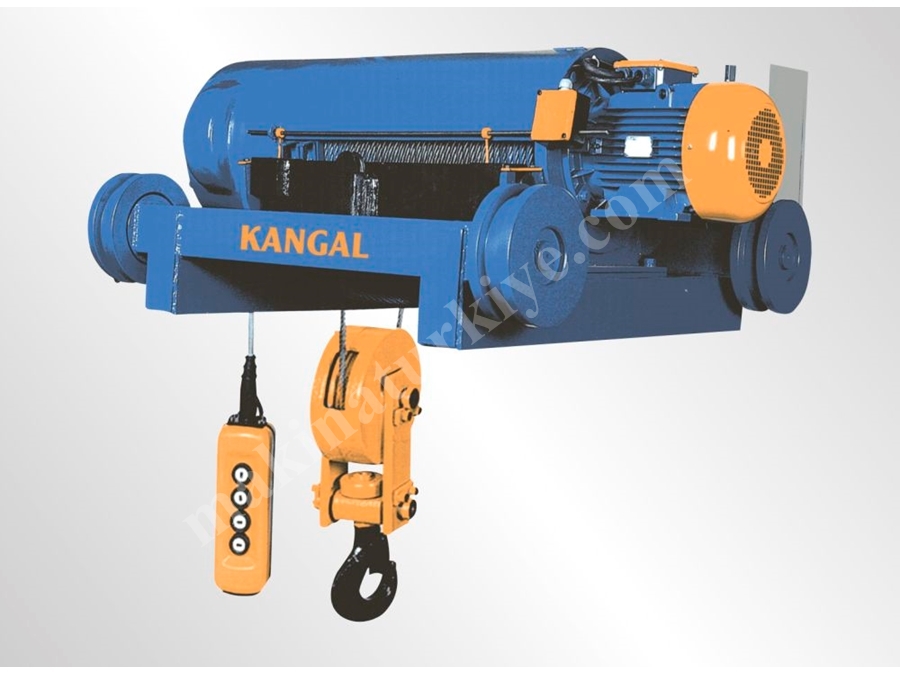 Çift Kiriş Arabalı Elektrikli Careskal Vinç 500 Kg - 100 Ton - Kangal Vinç