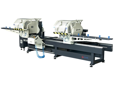 GEMİNİ V 5000 Ø 500 Mm Tam Otomatik Dijital Önden Çıkma Çift Kafa Kesim Makinesi 