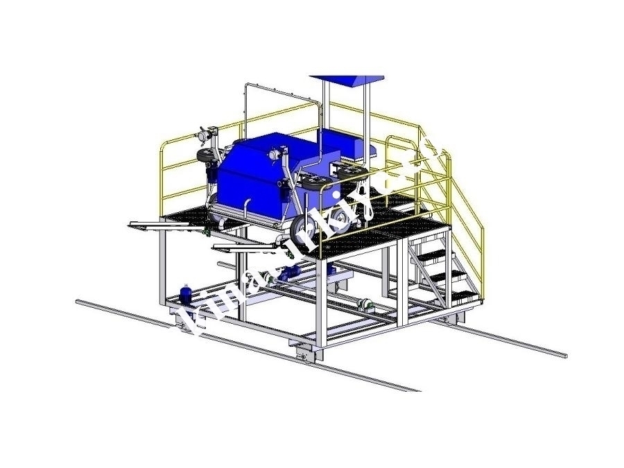 Otomatik Treyler Ve Konteyner İç Yıkama Sistemi Makinası