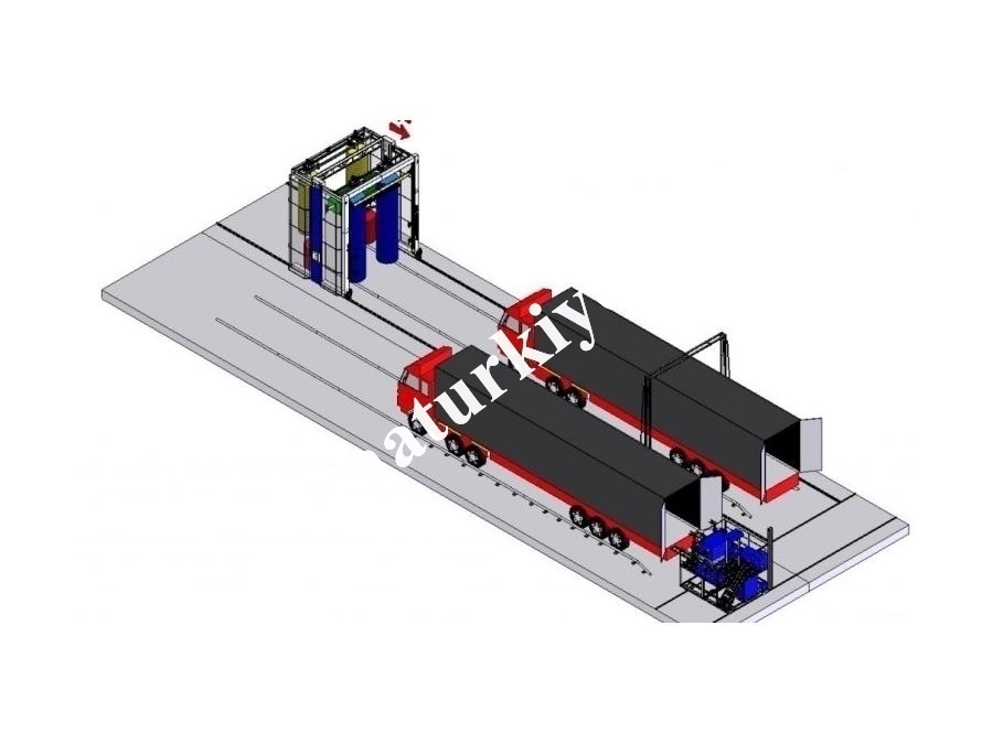 Otomatik Treyler Ve Konteyner İç Yıkama Sistemi Makinası