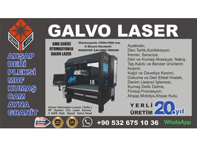 GMX350 Galvo Lazer Kesim Makinası 