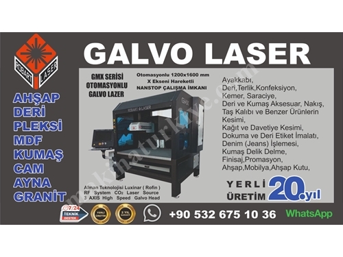 GMX350 Galvo Lazer Kesim Makinası 