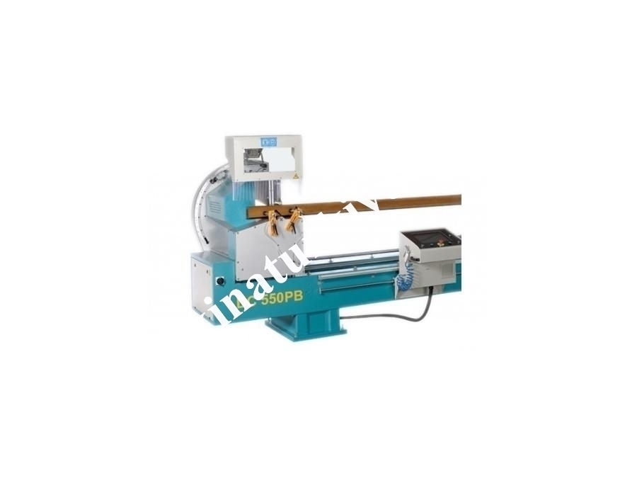 DC 550 M Ø 550 Mm Yarı Otomatik Çift Kafa Kesim Makinesi 