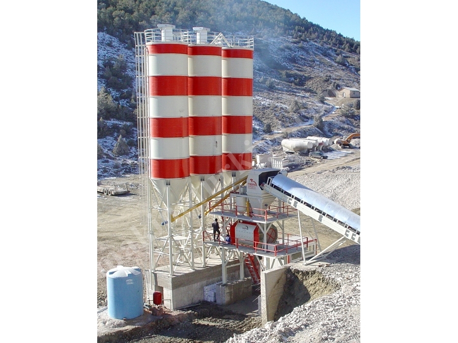 100 Ton (4 İnç Dolum Borulu) Çimento Silosu