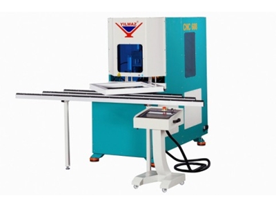 CNC 608 Cnc Kontrollü-2 Servo Motorlu Pvc Köşe Temizleme Makinası