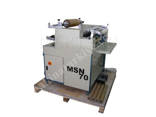 MSN 70 Halbautomatische Stretch- und Aluminiumfolien-Verpackungsmaschine