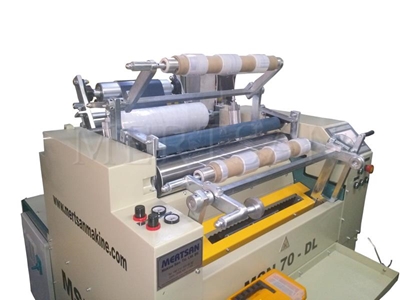 Machine d'emballage sous film étirable tranchante de 500 mètres  - 7