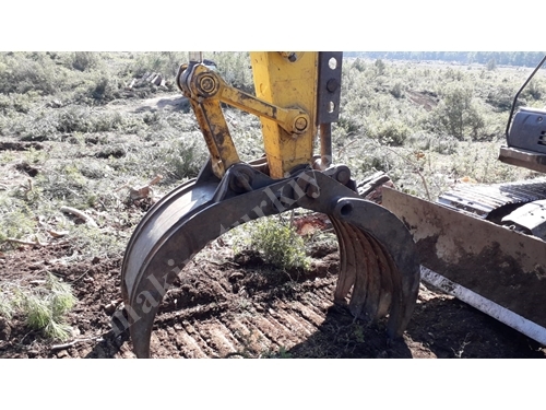 Ekskavatör Tomruk Kıskacı Ataşmanı 