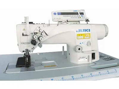 Electronic Double Needle Sewing Machine with Large Shuttle and Cancellation Panel