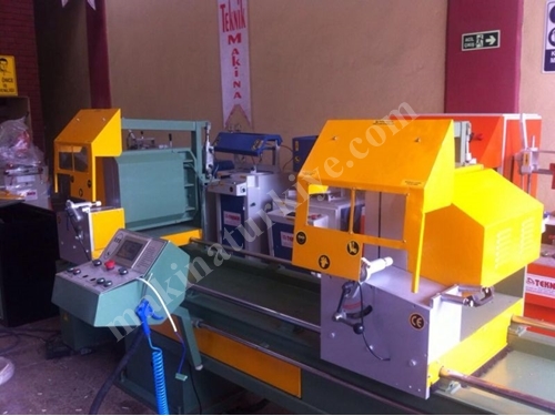 Otomatik Dijital Panel Çift Kafa Alüminyum Kesim Makinası 