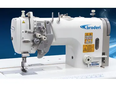 BD 8750 Large Shuttle Cancelled Double Needle Sewing Machine