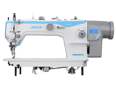 JK 2060GHC 4Q Single Needle Adjustable Presser Foot Leather Sewing Machine with Double Pedal