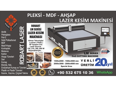 Co2 Pleksi Lazer Kesim Makinası 