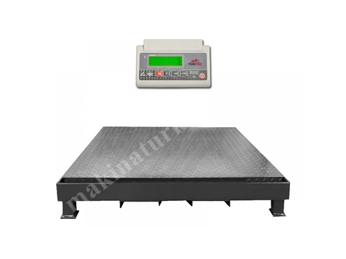 Ağır Hizmet Tipi Baskül 120X150 3000 Kg (1000 Gr Hassasiyet) - Türkter Ahb-Shb 3000