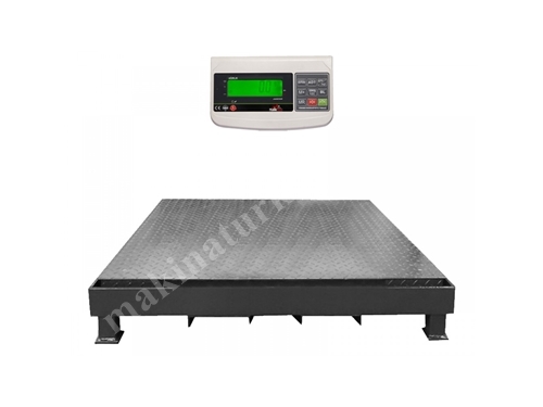 Ağır Hizmet Tipi Baskül 150X150 6000Kg (2000 Gr Hassasiyet) - Türkter Ahb-Dsb 6000 Tr4
