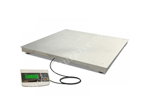 Paslanmaz Baskül 120X120 600Kg (200 Gr Hassasiyet) - Türkter
