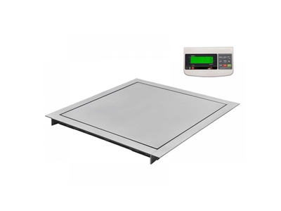 Paslanmaz Gömme Baskül 120X120 1500Kg (500 Gr Hassasiyet) - Türkter - 0