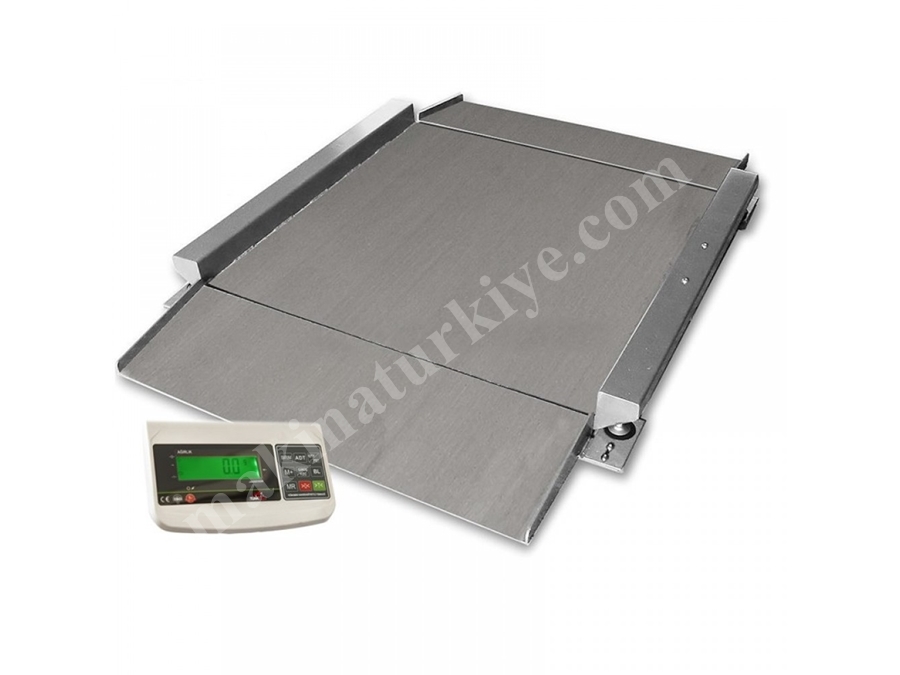 Paslanmaz Rampalı Baskül 100X120 1500Kg (500 Gr Hassasiyet) - Türkter