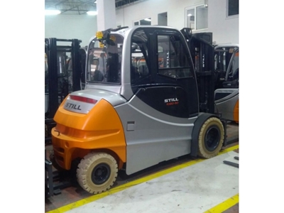 5 Ton 5395 mm Tripleks Asansörlü Akülü Forklift - 0