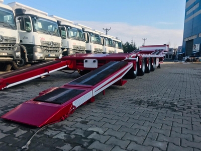 4 Dingilli  Lowbet Dorse 50 Ton/ 4 Axles Lowbed Semi-Trailer - 5