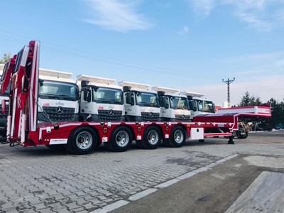 4 Dingilli  Lowbet Dorse 50 Ton/ 4 Axles Lowbed Semi-Trailer - 0