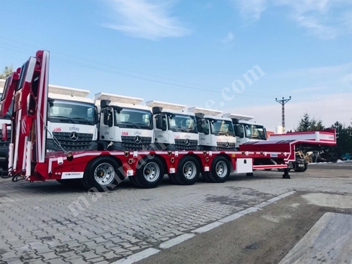4 Dingilli  Lowbet Dorse 50 Ton/ 4 Axles Lowbed Semi-Trailer