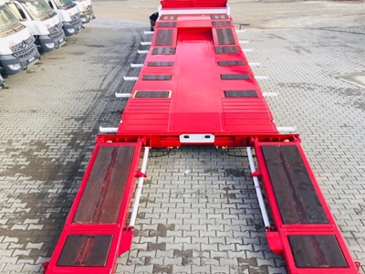 4 Dingilli  Lowbet Dorse 50 Ton/ 4 Axles Lowbed Semi-Trailer - 2